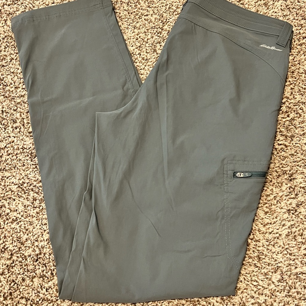 Eddie Bauer Women’s TALL Charcoal Cargo Pants